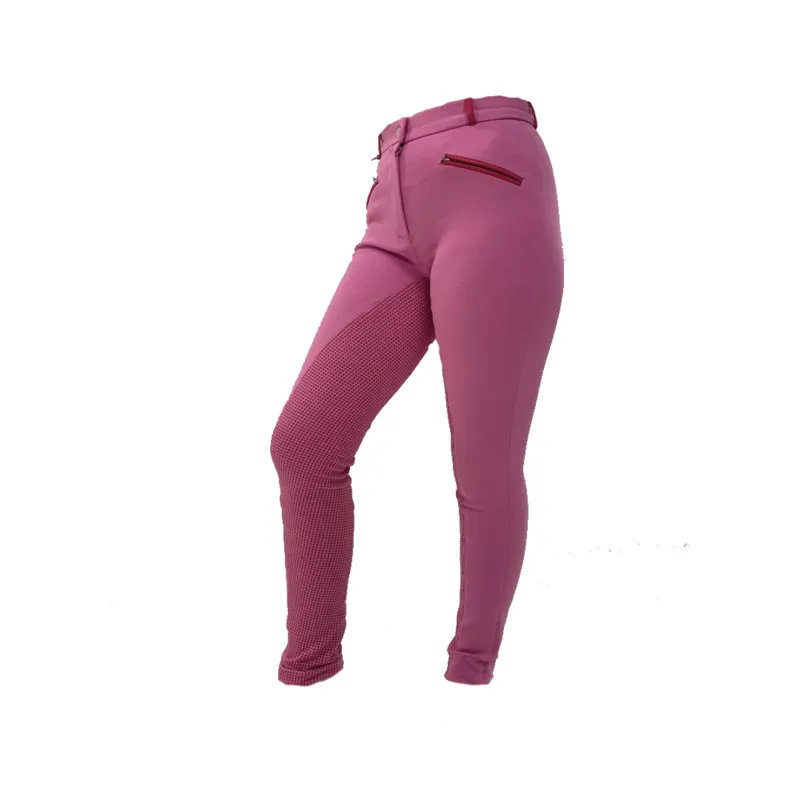 HyPerformance Raised Polka Dot Ladies Jodhpurs - Pink - 26